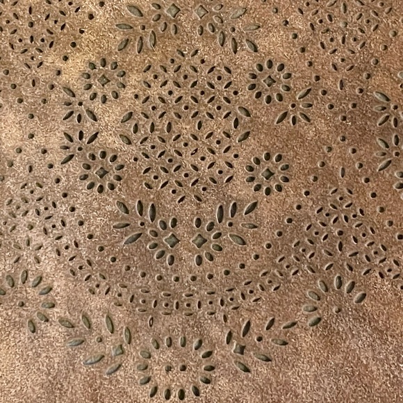 Incredible Franco Sarto suede laser cut tall boots! - Picture 9 of 12